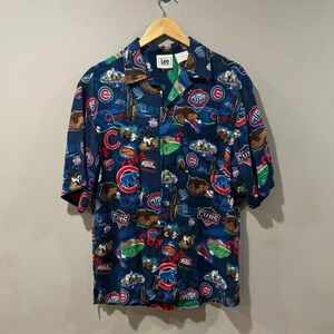 Vintage LEE x Chicago Cubs Hawaiian Shirt